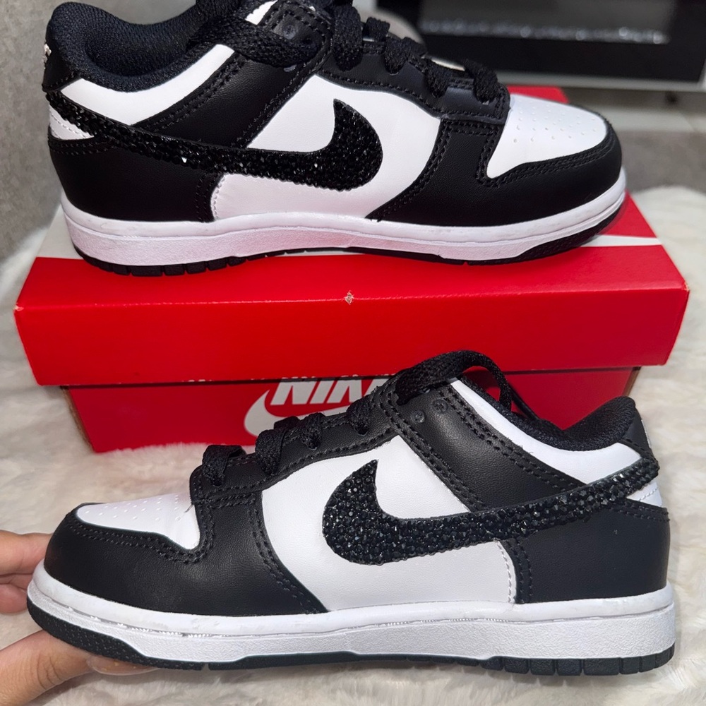 Nike Kids Black and White Sneakers